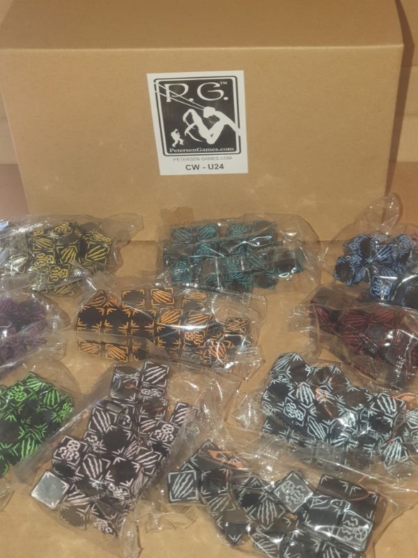 Cthulhu Wars Board Game: Battle Dice Pack now 12 sets of dice